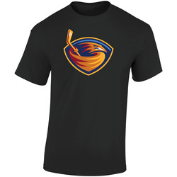 Atlanta Thrashers Retro Graphic Unisex Soft Cotton Black T Shirt