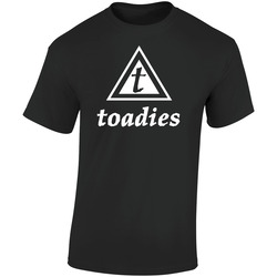 Toadies Retro Graphic Unisex Soft Cotton Black T Shirt