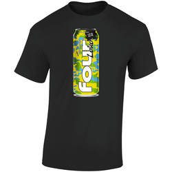 New Design Four Loko Drink Pineapple Retro Graphic Unisex Soft Cotton Black T Shirt