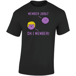 Member 2016? Trump Oh I Member Berries Unisex Retro Graphic Unisex Soft Cotton Black T Shirt