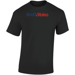 Kraft Heinz Logo Cool Food Gift Distressed Retro Graphic Unisex Soft Cotton Black T Shirt