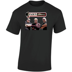 Pawn Stars Gold And Silver Pawn Las Vegas Retro Graphic Unisex Soft Cotton Black T Shirt