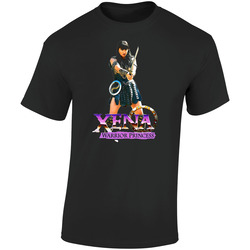 Xena Warrior Princess Action Retro Graphic Unisex Soft Cotton Black T Shirt
