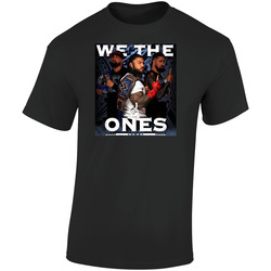 Roman Reigns We The Ones Bloodline Jimmy Jey Usos Retro Graphic Unisex Soft Cotton Black T Shirt