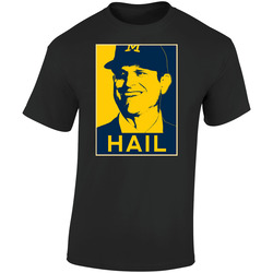 Jim Harbaugh Football Coach Hope Style Fan Retro Graphic Unisex Soft Cotton Black T Shirt