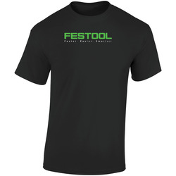 Festool Power Tool Germany Logo Retro Graphic Unisex Soft Cotton Black T Shirt