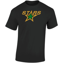 Dallas Stars Art Design Retro Graphic Unisex Soft Cotton Black T Shirt