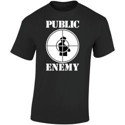 Hot Forever Public Enemy Hot Style Music Rap Retro Graphic Unisex Soft Cotton Black T Shirt