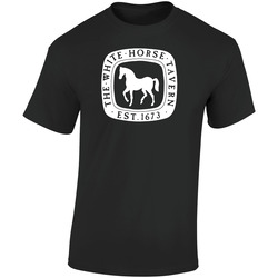 The White Horse Tavern Rhode Island's Most Historic Restaurant Retro Graphic Unisex Soft Cotton Black T Shirt