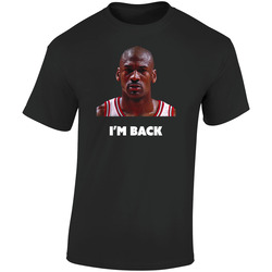 Michael Jordan I'm Back Retro Graphic Unisex Soft Cotton Black T Shirt