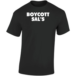 Boycott Sal's Do The Right Thing Movie Retro Graphic Unisex Soft Cotton Black T Shirt