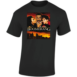 Boomerang Retro Graphic Unisex Soft Cotton Black T Shirt