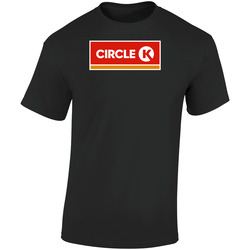 Circle K Store Retail Pig In Retro Graphic Unisex Soft Cotton Black T Shirt