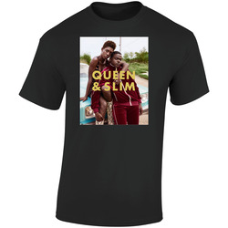 Queen And Slim A Love Story Classic Cult Movie Retro Graphic Unisex Soft Cotton Black T Shirt