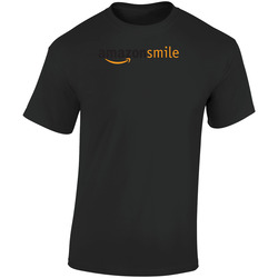 Amazon Smile Website Pig In Retro Graphic Unisex Soft Cotton Black T Shirt