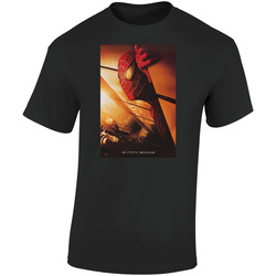 Toby Maguire 2002 Spider Man Cool Movie  Fan Retro Graphic Unisex Soft Cotton Black T Shirt