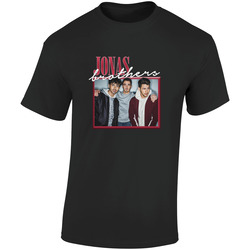 Jonas Retro Graphic Unisex Soft Cotton Black T Shirt