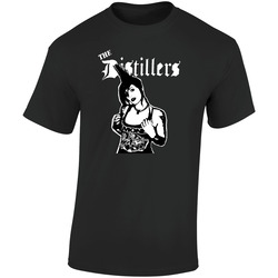 The Distillers 3 170915 B Retro Graphic Unisex Soft Cotton Black T Shirt