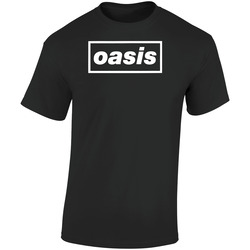 Oasis Band 1 Retro Graphic Unisex Soft Cotton Black T Shirt