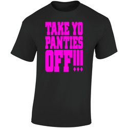 Take Yo Panties Off Funny This Is The End Popular Movie Retro Graphic Unisex Soft Cotton Black T Shirt