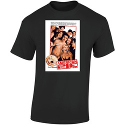 American Pie Cool 90's Comedy Vintage Classic Movie  Fan Retro Graphic Unisex Soft Cotton Black T Shirt