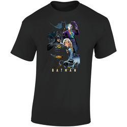 Batman 80s Classic Movie Superhero Joker Retro Graphic Unisex Soft Cotton Black T Shirt