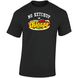 Chicago White Sox No Ketchup Baseball Retro Graphic Unisex Soft Cotton Black T Shirt