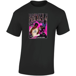 Free-tay-k Depan Retro Graphic Unisex Soft Cotton Black T Shirt