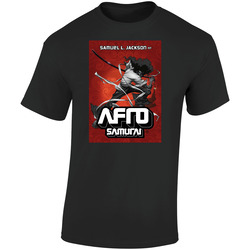 Afro Samurai Anime Tv Show  Cool Fan Retro Graphic Unisex Soft Cotton Black T Shirt