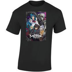 Full Metal Panic Anime Tv Show  Cool Fan Retro Graphic Unisex Soft Cotton Black T Shirt