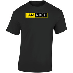 Im Nikon Black Retro Graphic Unisex Soft Cotton Black T Shirt