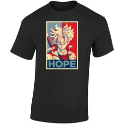 Dragon Ball Z T-shirt Hope Tee Classic Retro Graphic Unisex Soft Cotton Black T Shirt