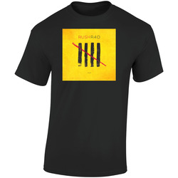 Rush R40 Live 40th Anniversary 2 Retro Graphic Unisex Soft Cotton Black T Shirt
