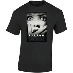 Scream Cool Vintage 90's Movie  Fan Retro Graphic Unisex Soft Cotton Black T Shirt