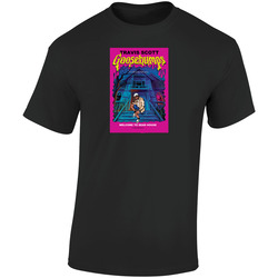 Trav Retro Graphic Unisex Soft Cotton Black T Shirt