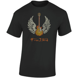 Tc Lynyrd Skynyrd Free Bird Df4w5t4e3r Retro Graphic Unisex Soft Cotton Black T Shirt