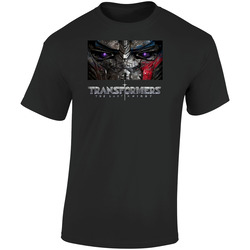 New Hot Sell Transformers The Last Knight Black Retro Graphic Unisex Soft Cotton Black T Shirt