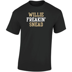 Willie Freakin' Snead New Orleans Football Player Cool Fan Retro Graphic Unisex Soft Cotton Black T Shirt