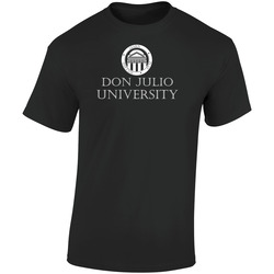 Don Julio University Drinking Cool Party Retro Graphic Unisex Soft Cotton Black T Shirt