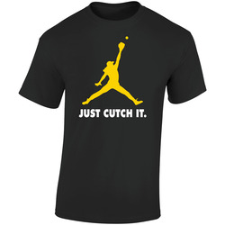 Just Cutch It Baseball Pittsburgh Andrew Mccutchen Retro Graphic Unisex Soft Cotton Black T Shirt