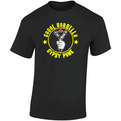 Gogol Retro Graphic Unisex Soft Cotton Black T Shirt