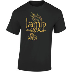 Das Lamb Fimsdff Retro Graphic Unisex Soft Cotton Black T Shirt