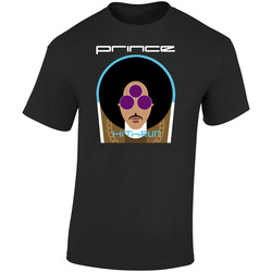 Hit Run Prince Retro Graphic Unisex Soft Cotton Black T Shirt