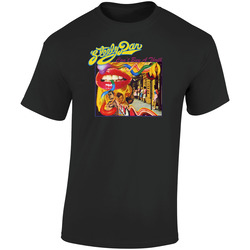 Chin Steely Df9gkdg Retro Graphic Unisex Soft Cotton Black T Shirt