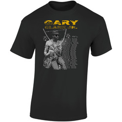 Gary Clark Jr 2016 Retro Graphic Unisex Soft Cotton Black T Shirt