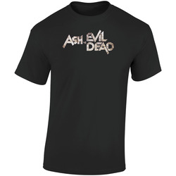 Ash Vs Evil Dead Logo Horror Tv Show Retro Graphic Unisex Soft Cotton Black T Shirt
