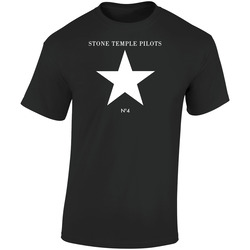 Stone Temple Retro Graphic Unisex Soft Cotton Black T Shirt