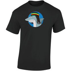 Regesak Hitam Retro Graphic Unisex Soft Cotton Black T Shirt