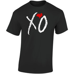 Xomerah Black Retro Graphic Unisex Soft Cotton Black T Shirt