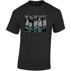 Psycho Pass Anime  003 Retro Graphic Unisex Soft Cotton Black T Shirt